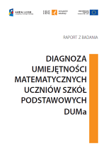 Raport z badania diagnoza umiejętności matematycznych - DUMa